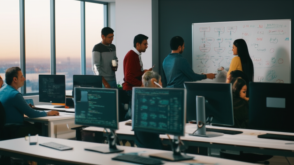 ViSa Innovations team working on AI and Web3 solutions